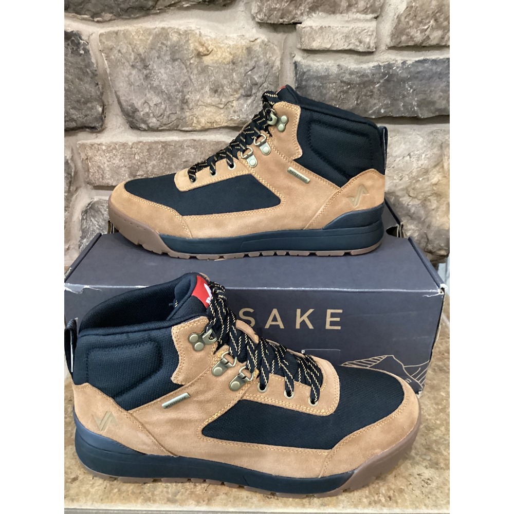 Forsake M Fifteen M WP Mens 11 Waterproof Hiking Boots Tan Black M80060 NEW